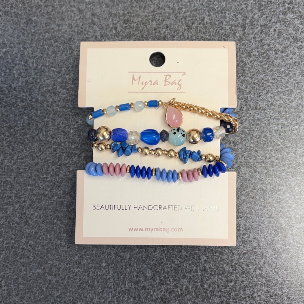 MyraBag Vintage Elegance Stacked Stretchy Bracelet
